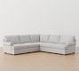 Townsend Roll Arm 3-Piece L-Shaped Sectional (114&quot;)