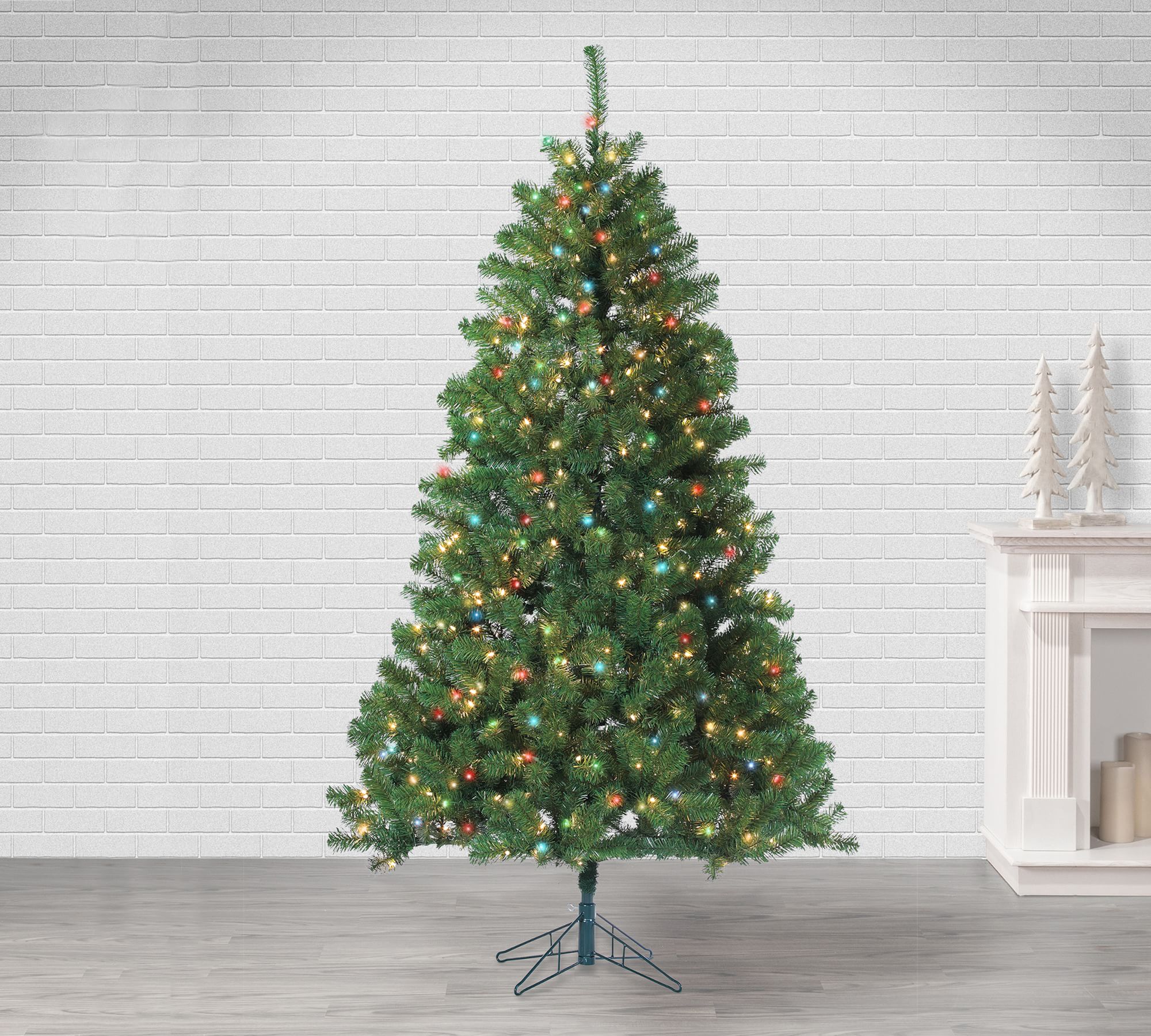 Lit Faux Montana Pine Tree