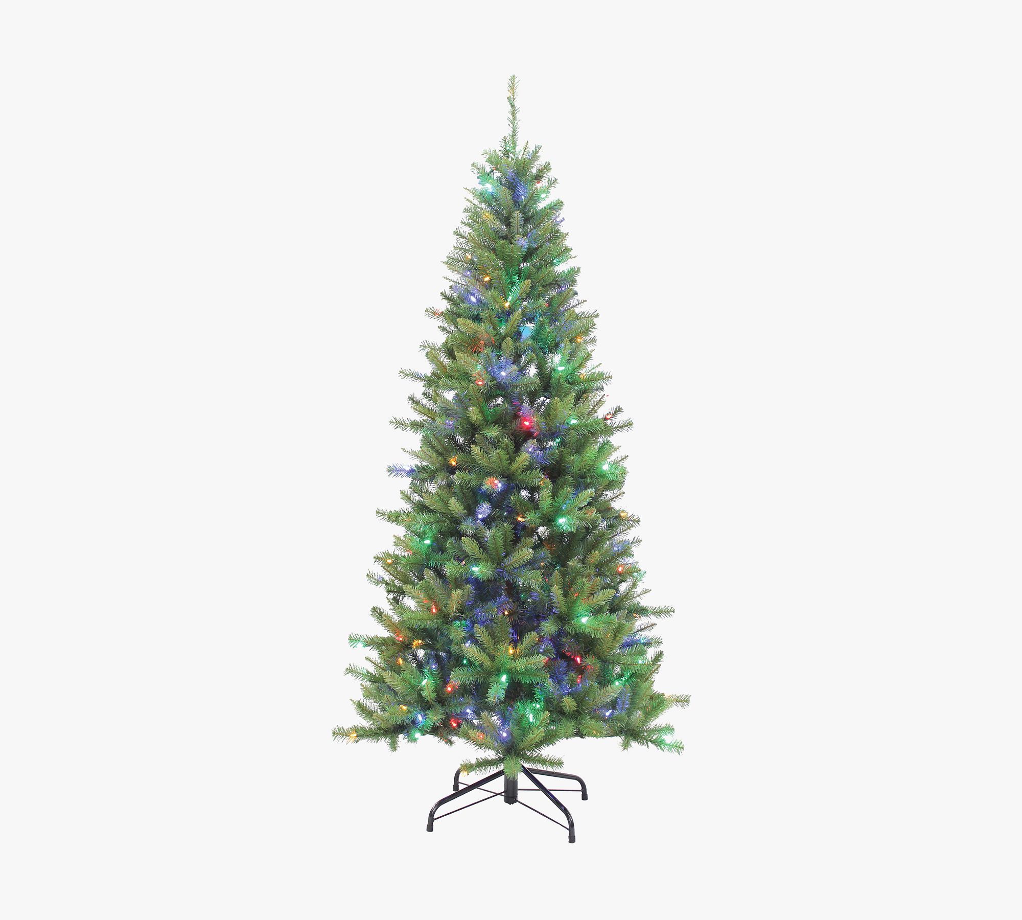 Lit LED Ozark Pine Faux Christmas Tree - 7 Ft.