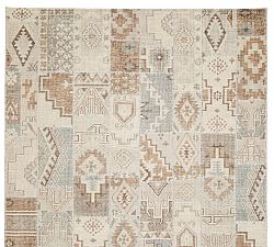 Fosse Hand-Knotted Faux Patchwork Rug