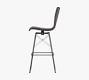 Mcclain Leather Swivel Barstool