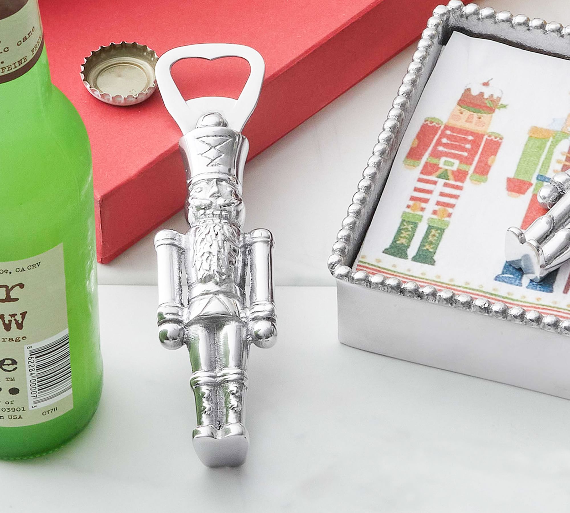 Nutcracker Handcrafted Recycled Aluminum Bottle Opener