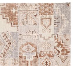 Fosse Hand-Knotted Faux Patchwork Rug