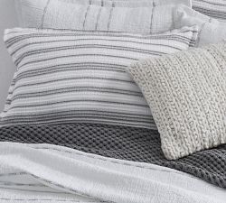 Manon Striped Cotton Sham