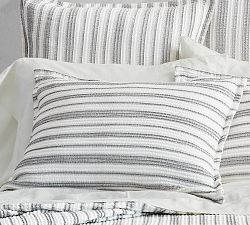 Manon Striped Cotton Sham