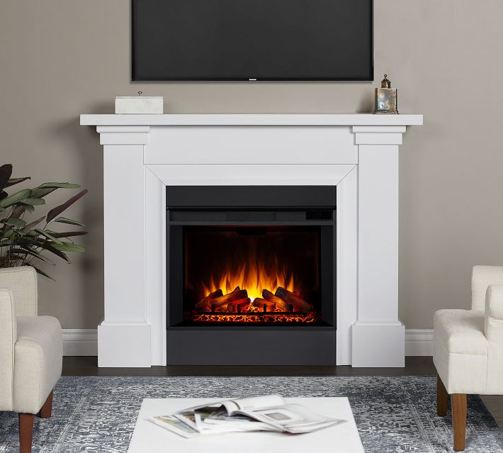 Cielo Electric Fireplace | Pottery Barn