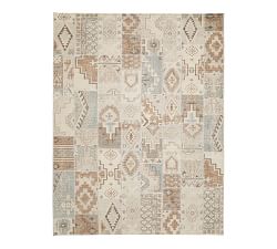 Fosse Hand-Knotted Faux Patchwork Rug