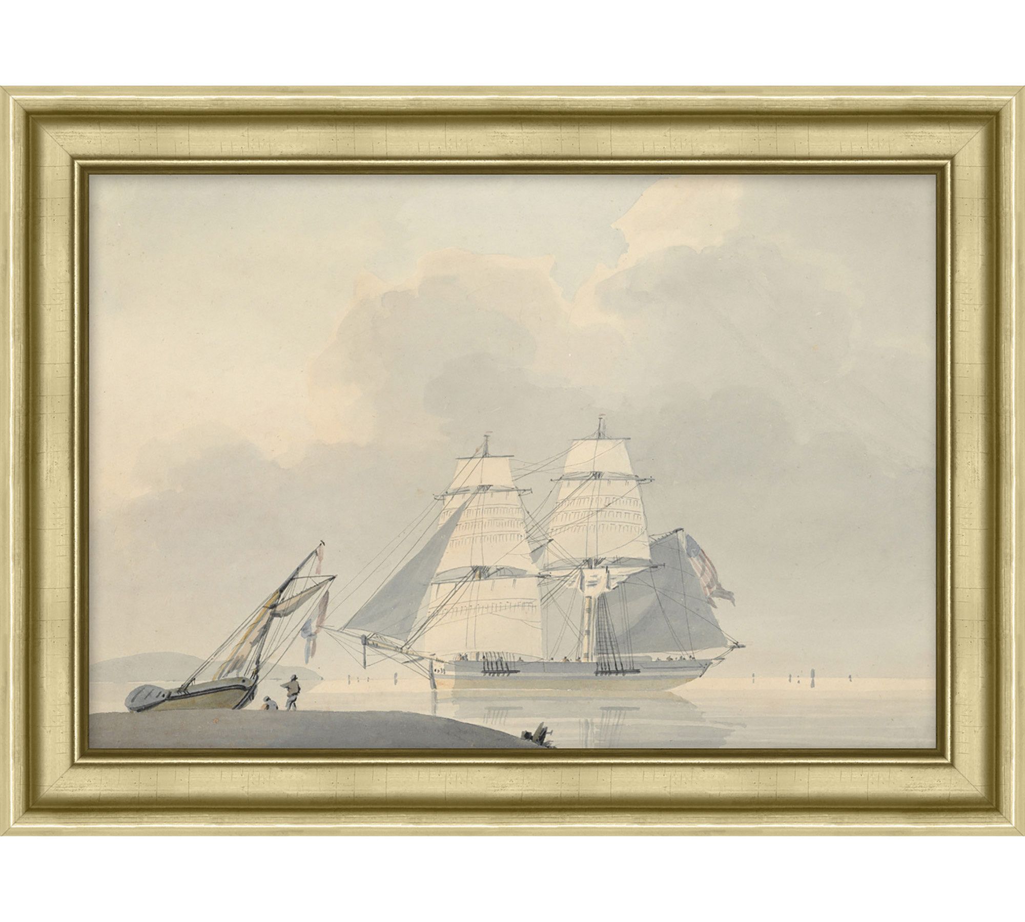 Harbor Bound Framed Print