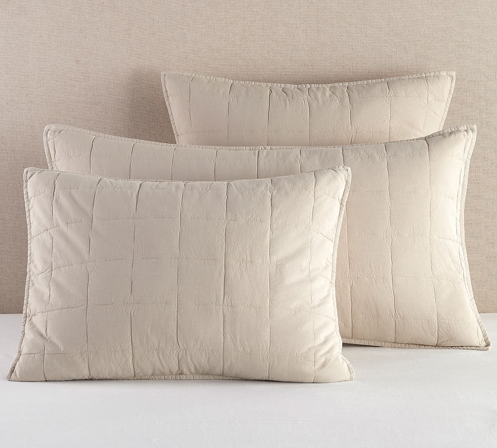 Davenport Cotton Quilted Sham