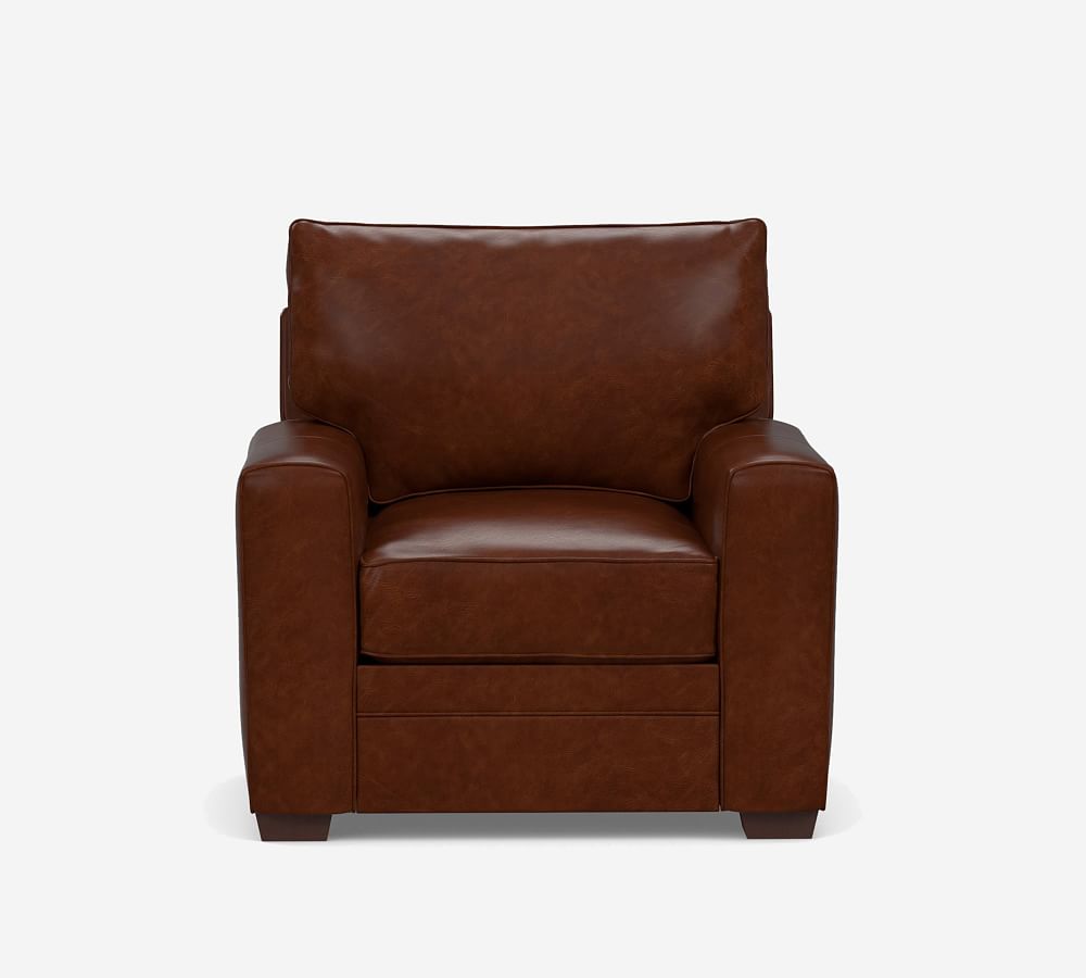 Pearce Square Arm Leather Recliner