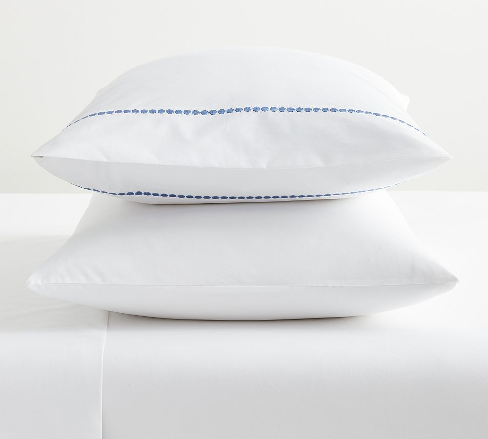 Pearl Organic Percale Pillowcases - Set of 2