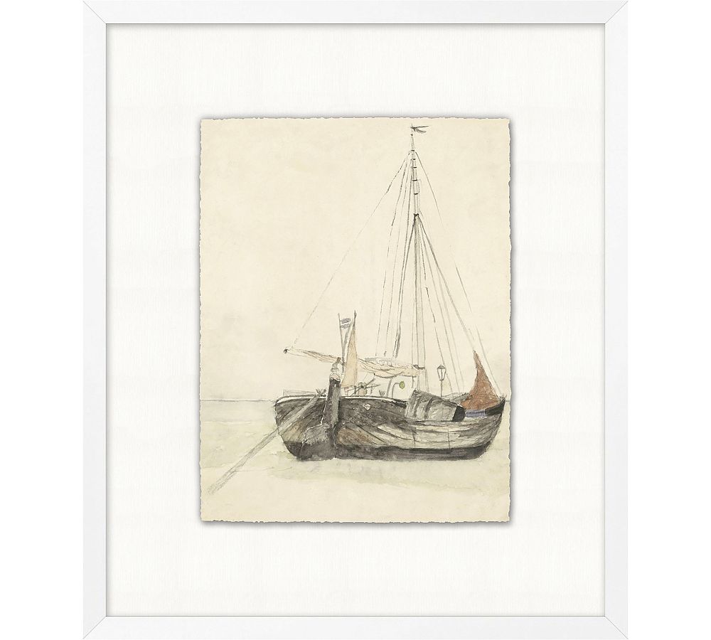 Fisherman's Boat Framed Print