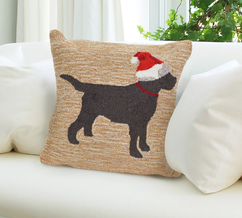 Santa Hat Pup Pillow