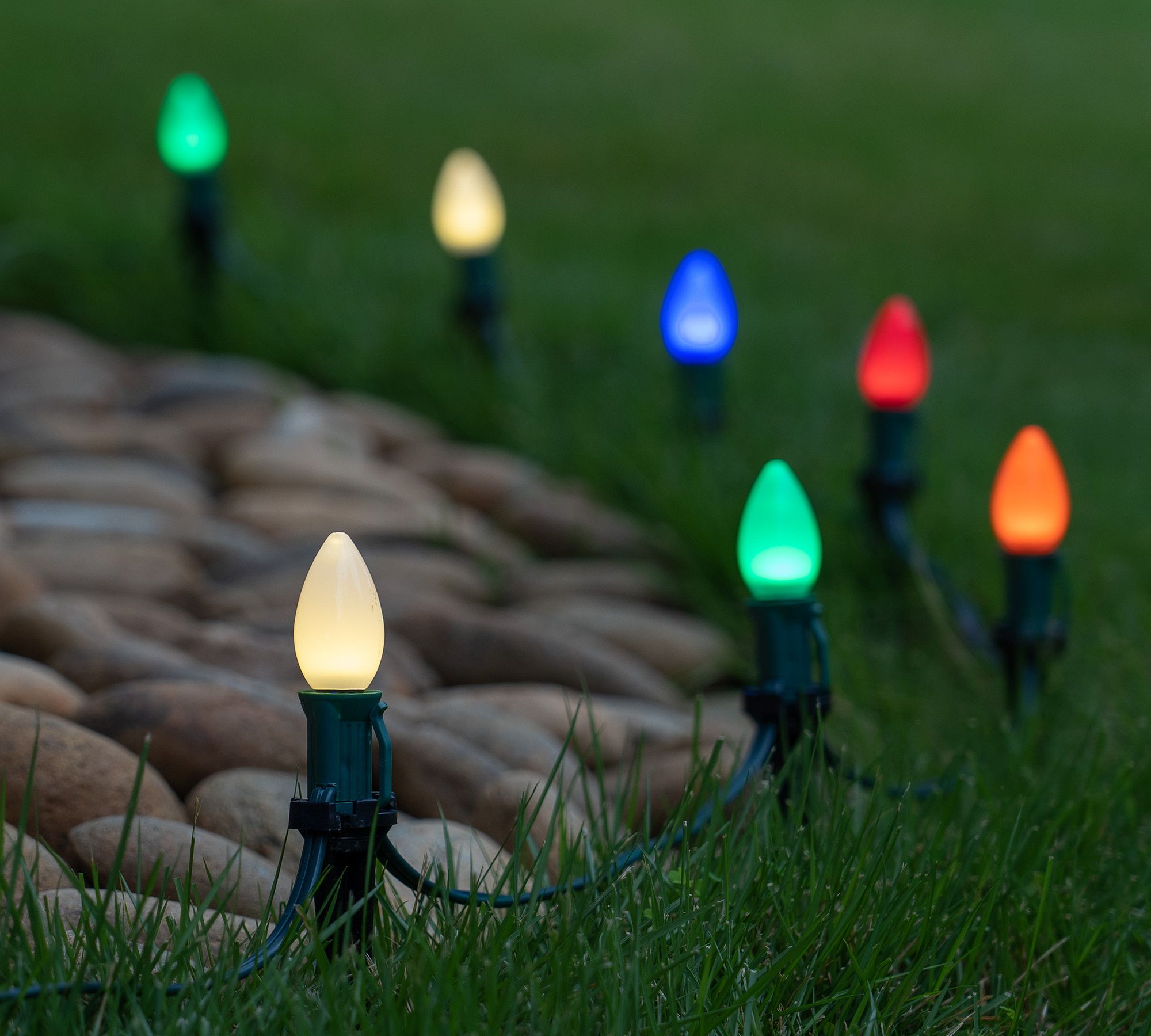 Opaque LED Multi-Color Stake Lights