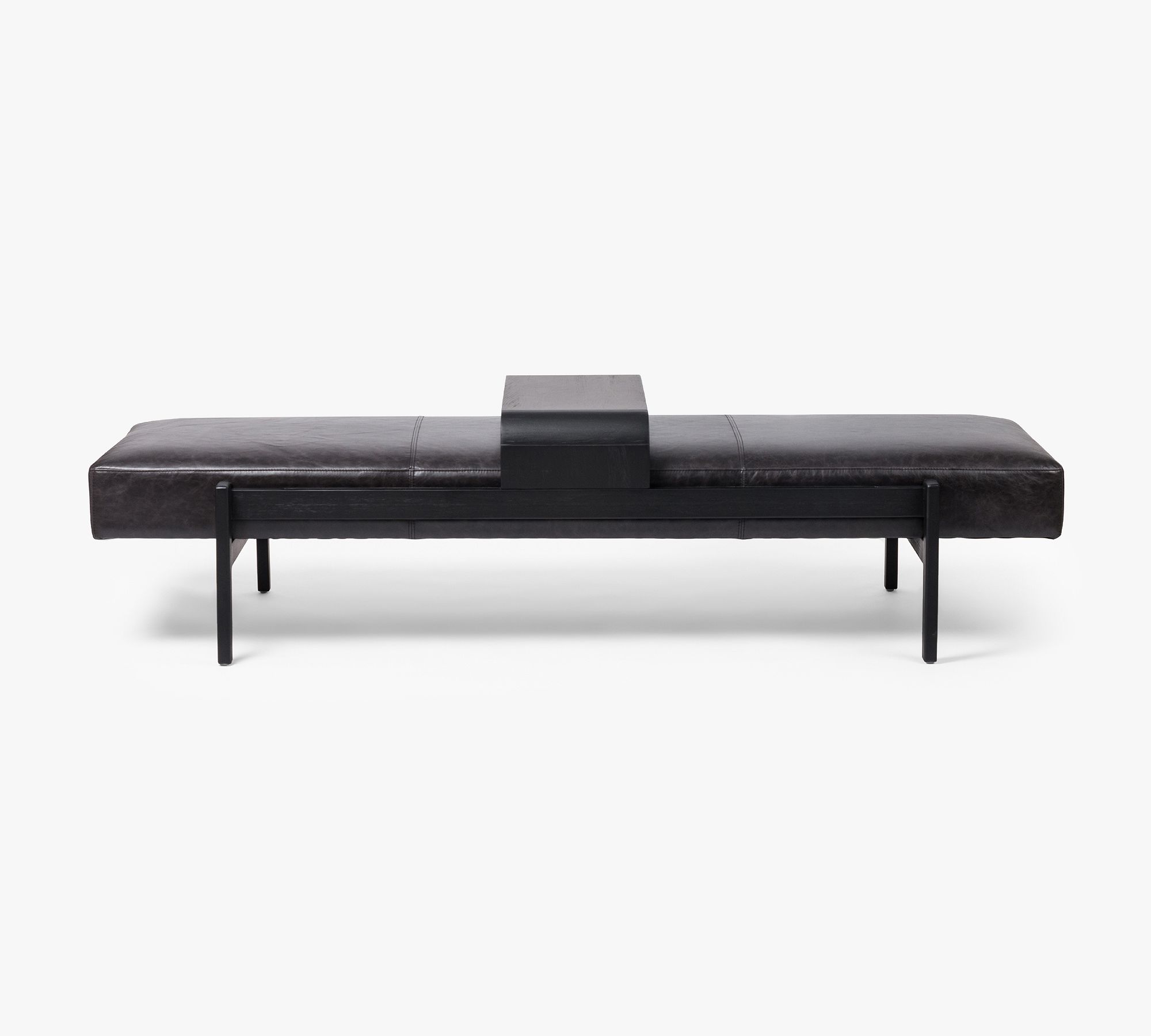 Cora Leather Bench (79")