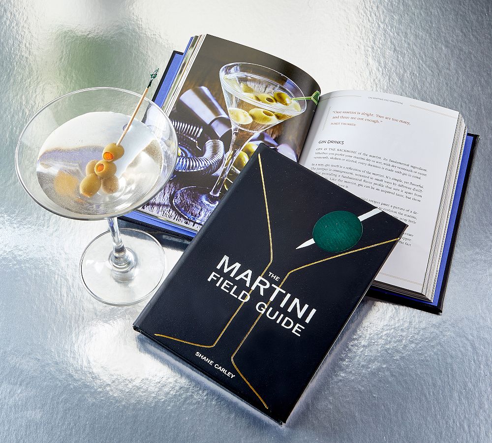 The Martini Field Guide By Shane Carley LeatherBound Book Pottery Barn