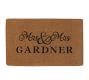 Mrs. and Mrs. Personalized Doormat
