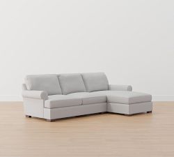 Townsend Roll Arm Chaise Sectional (110&quot;)