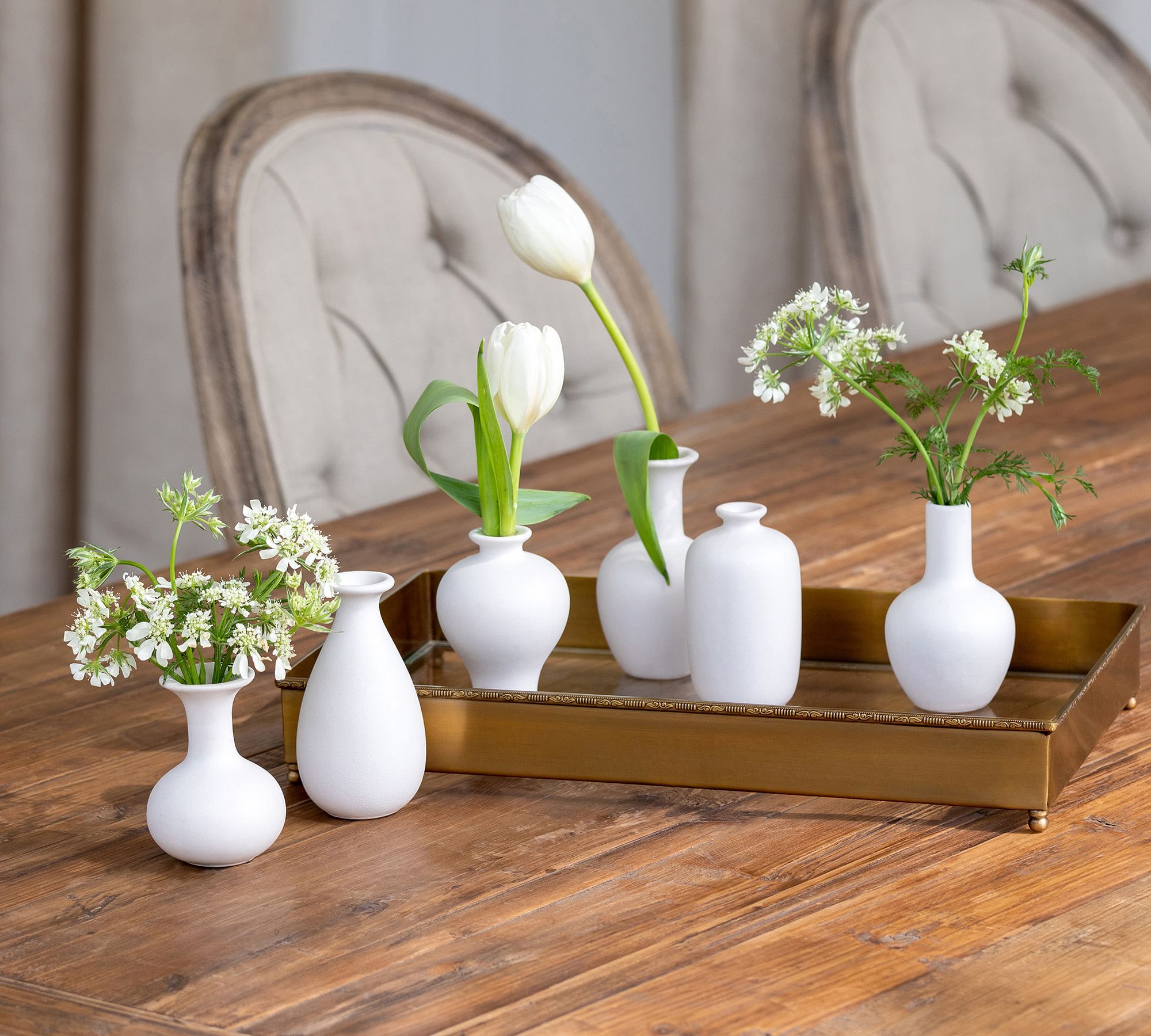 Arora Ceramic Vases -  Set of 6