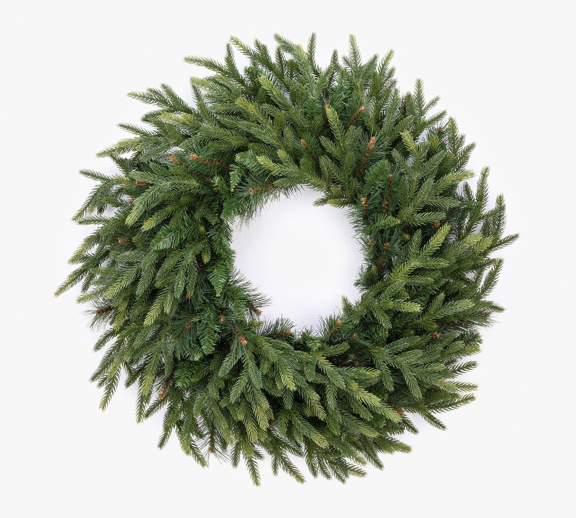 Faux Colorado Mixed Pine Wreath 30"