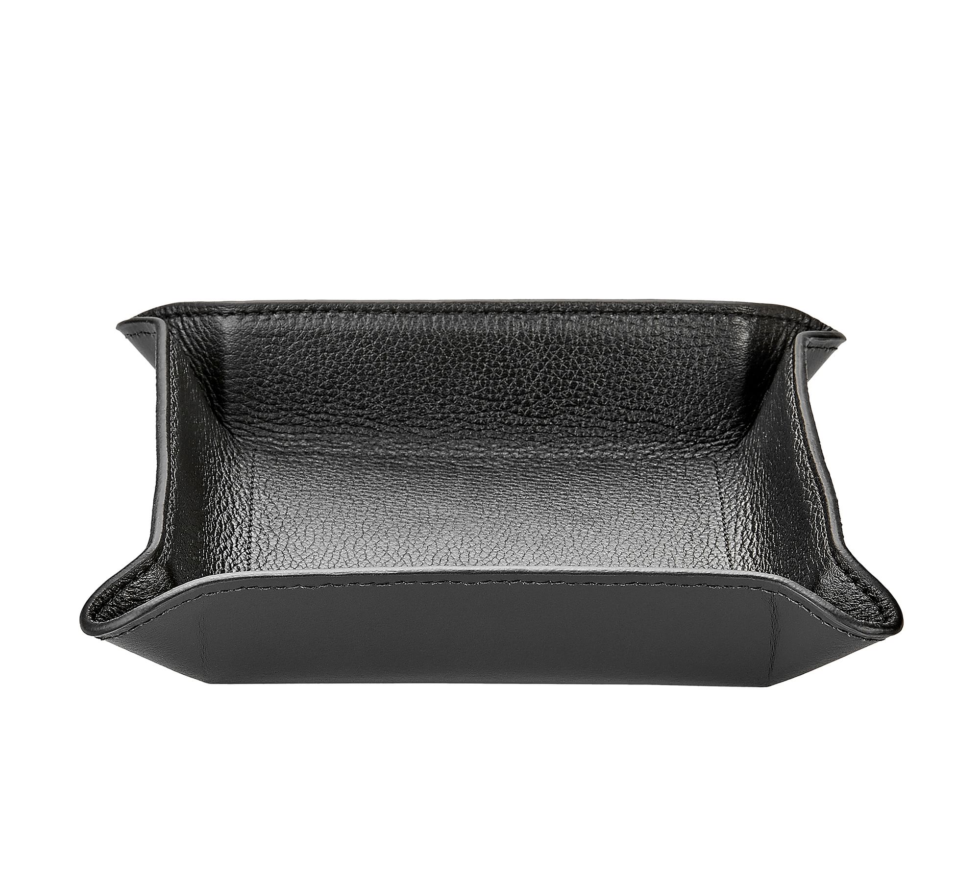Quinn Leather Catchall Tray, Foil Debossed