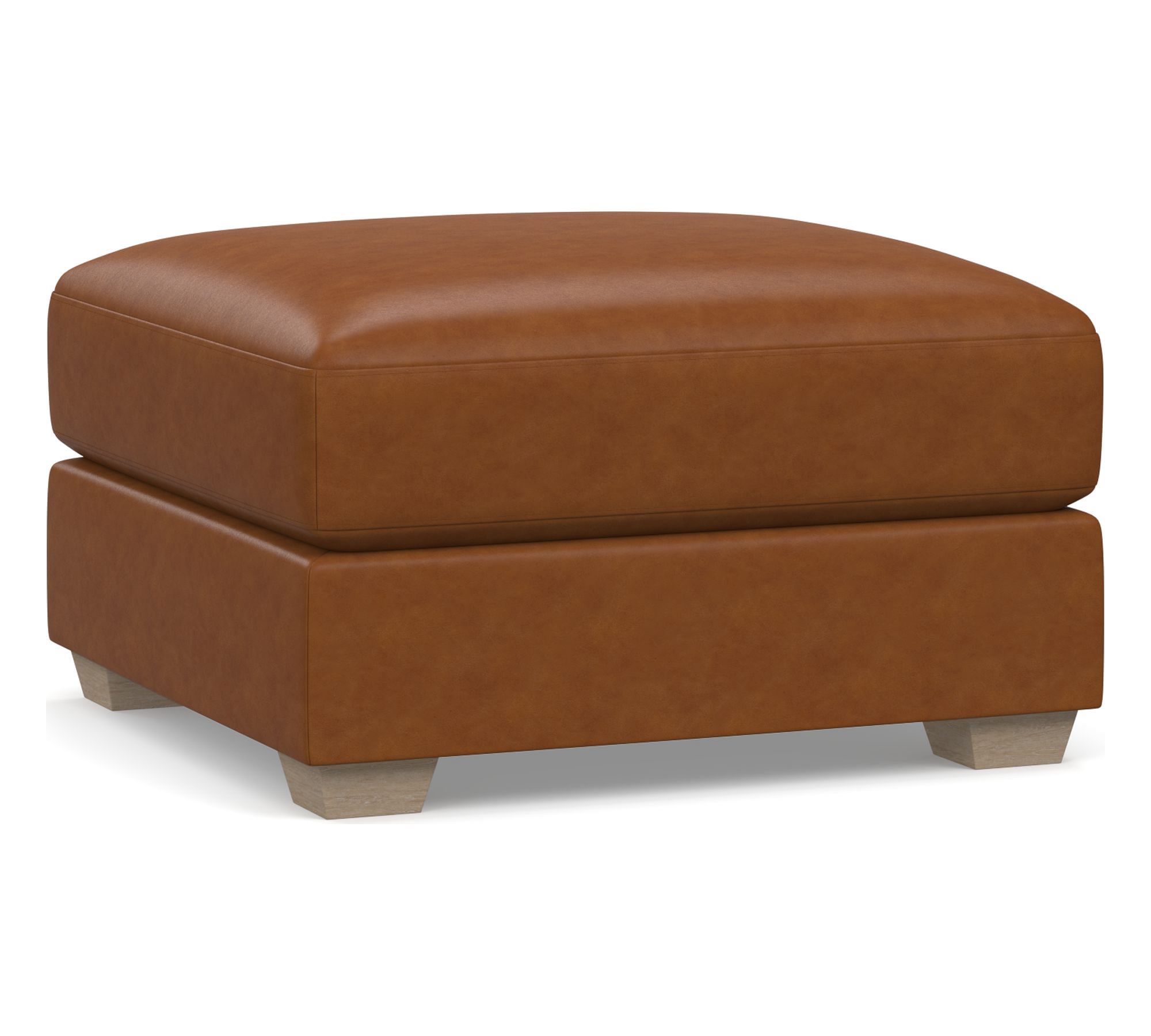 Canyon Leather Sectional Ottoman