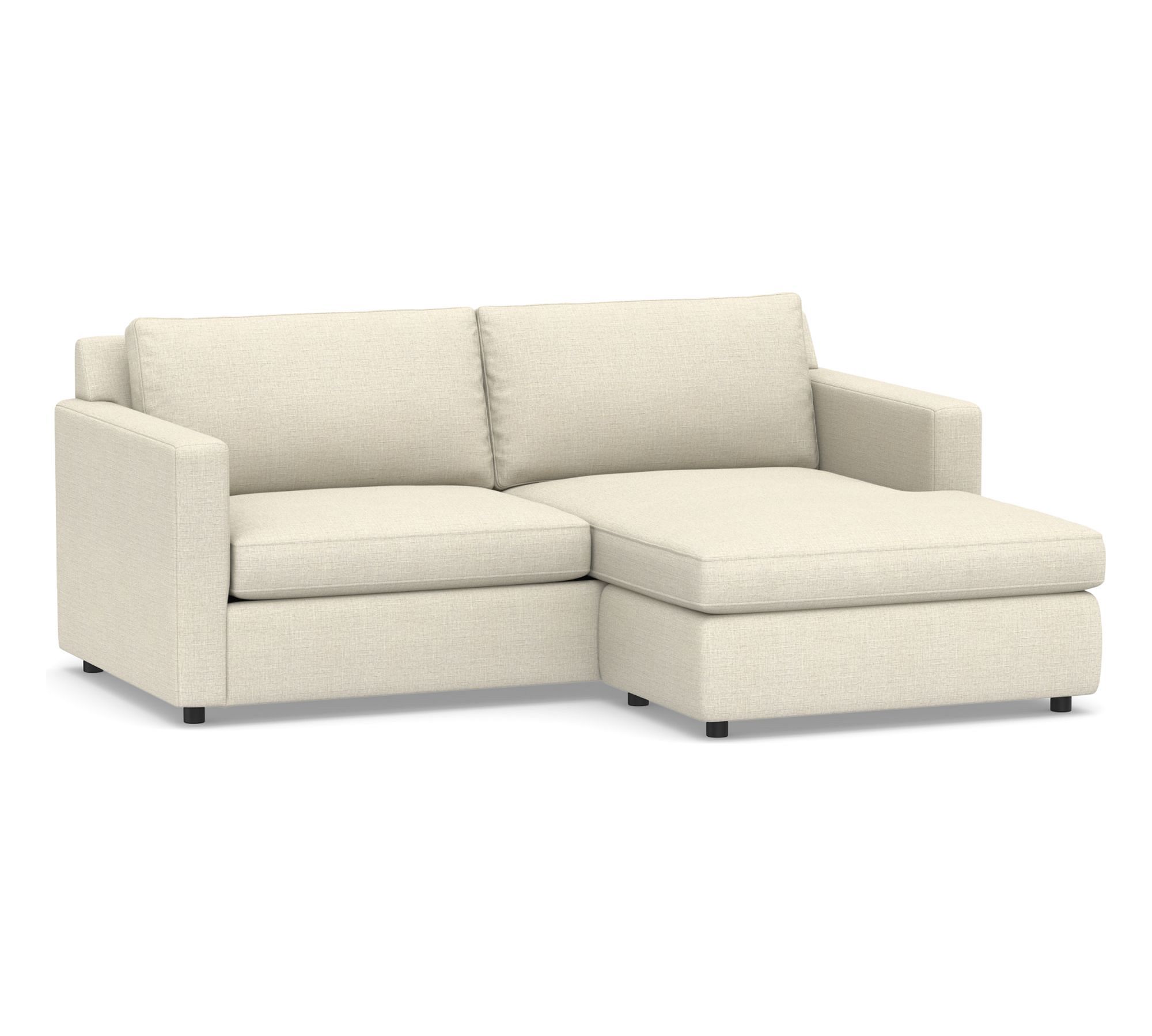 Sanford Square Reversible Sleeper Chaise Sectional - Storage Available (79")