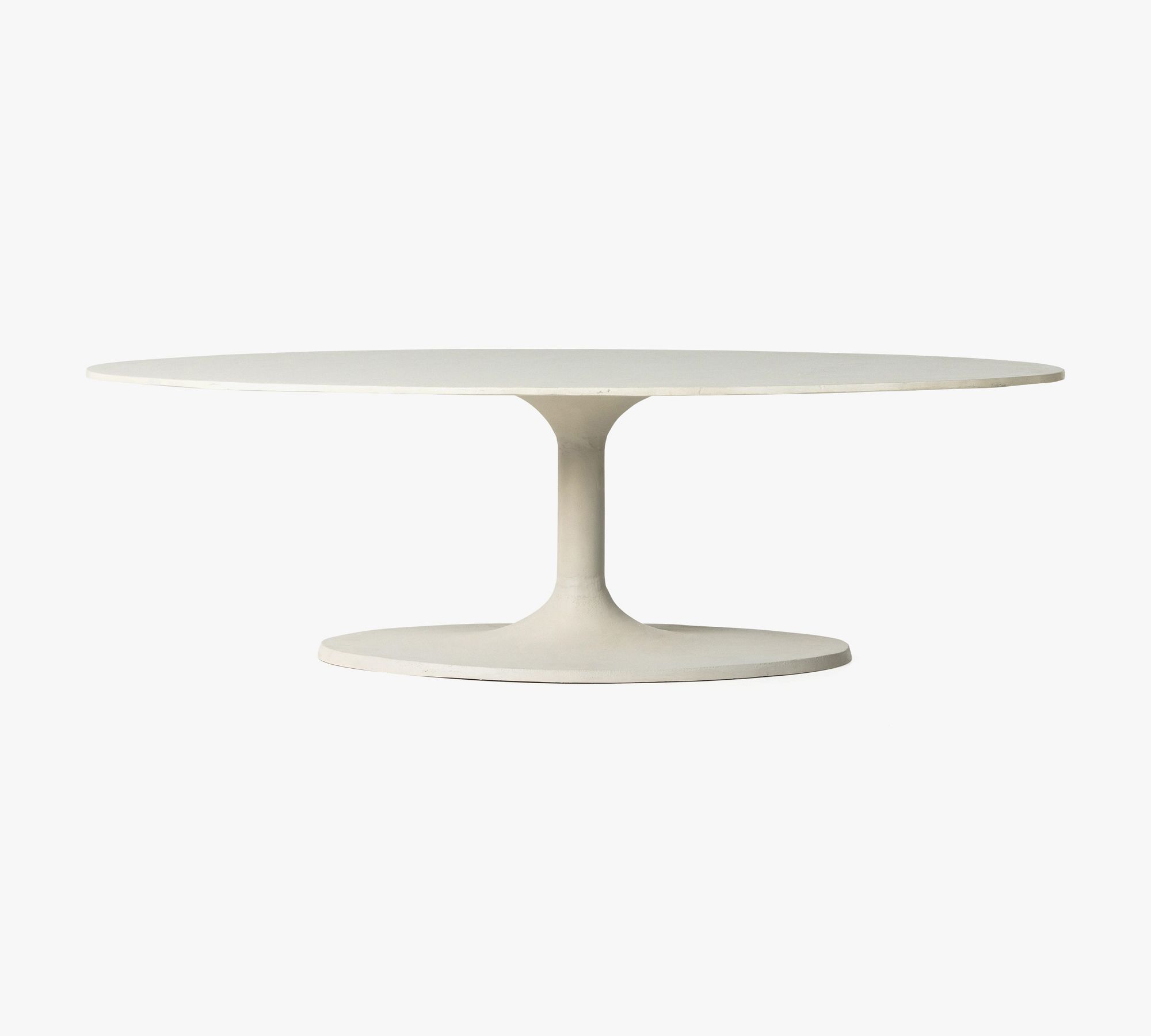 Collier Metal Oval Coffee Table (55")