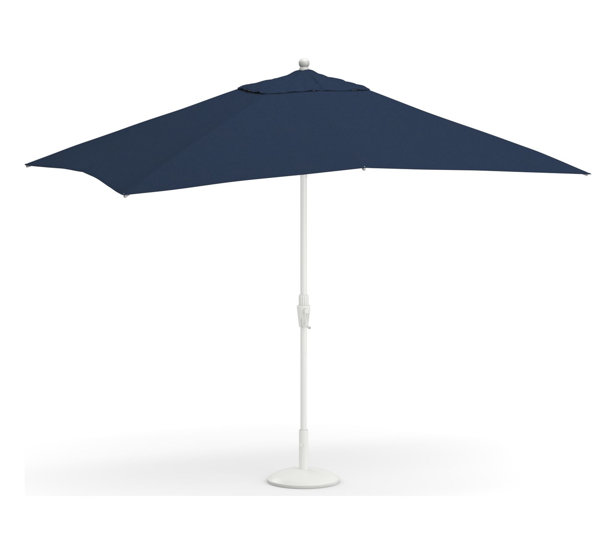 10' Rectangular Outdoor Patio Umbrella – Rustproof Aluminum Tilt Frame