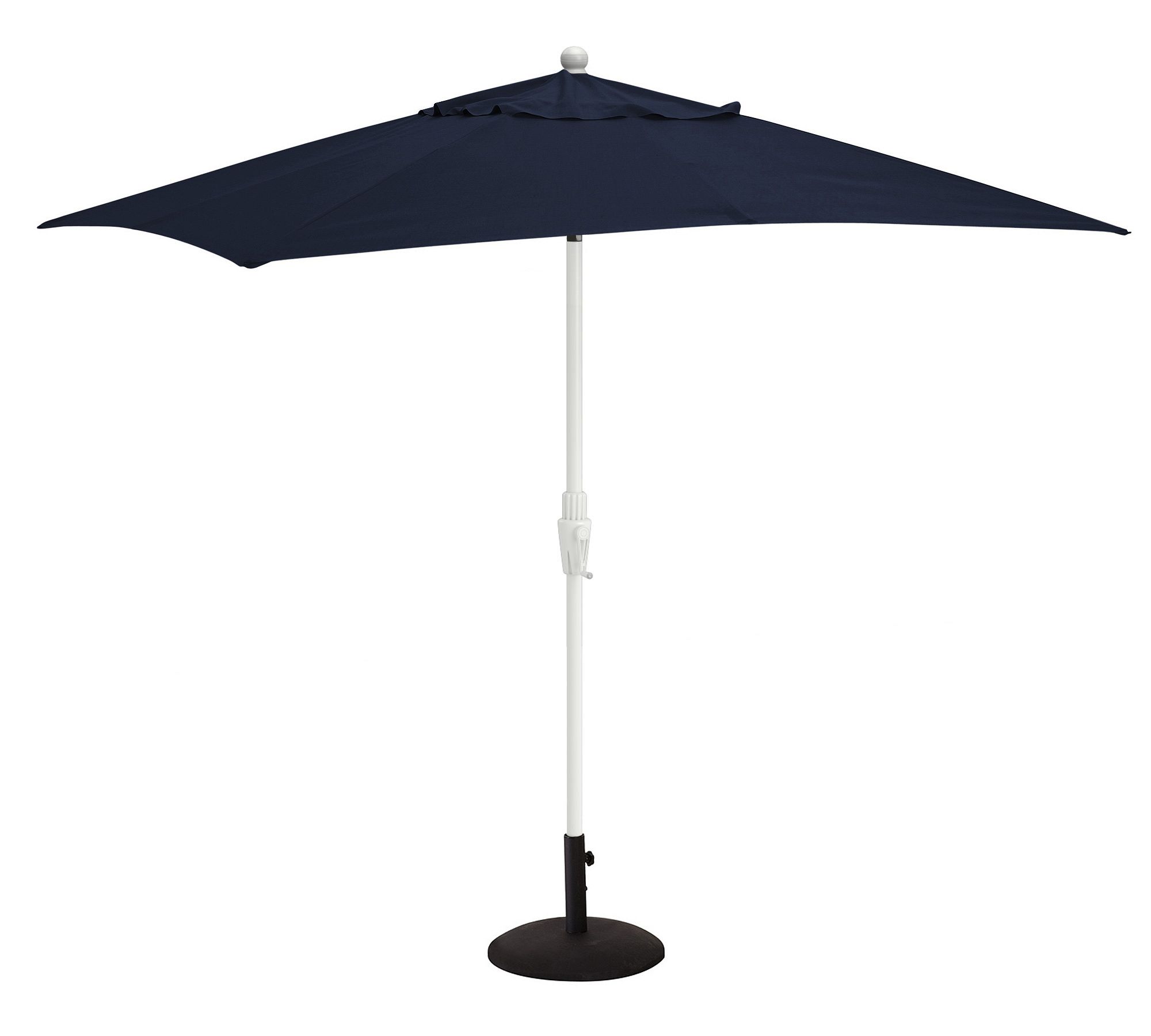 10' Rectangular Outdoor Patio Umbrella – Rustproof Aluminum Tilt Frame