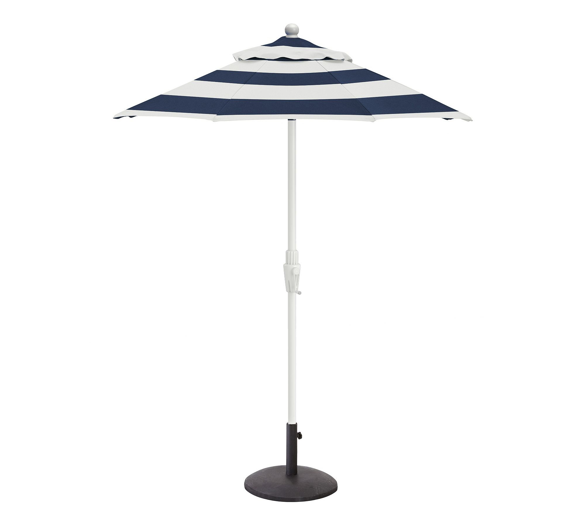 6' Round Outdoor Patio Umbrella – Rustproof Aluminum Tilt Frame