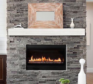 Francis Fireplace Mantel - White | Pottery Barn