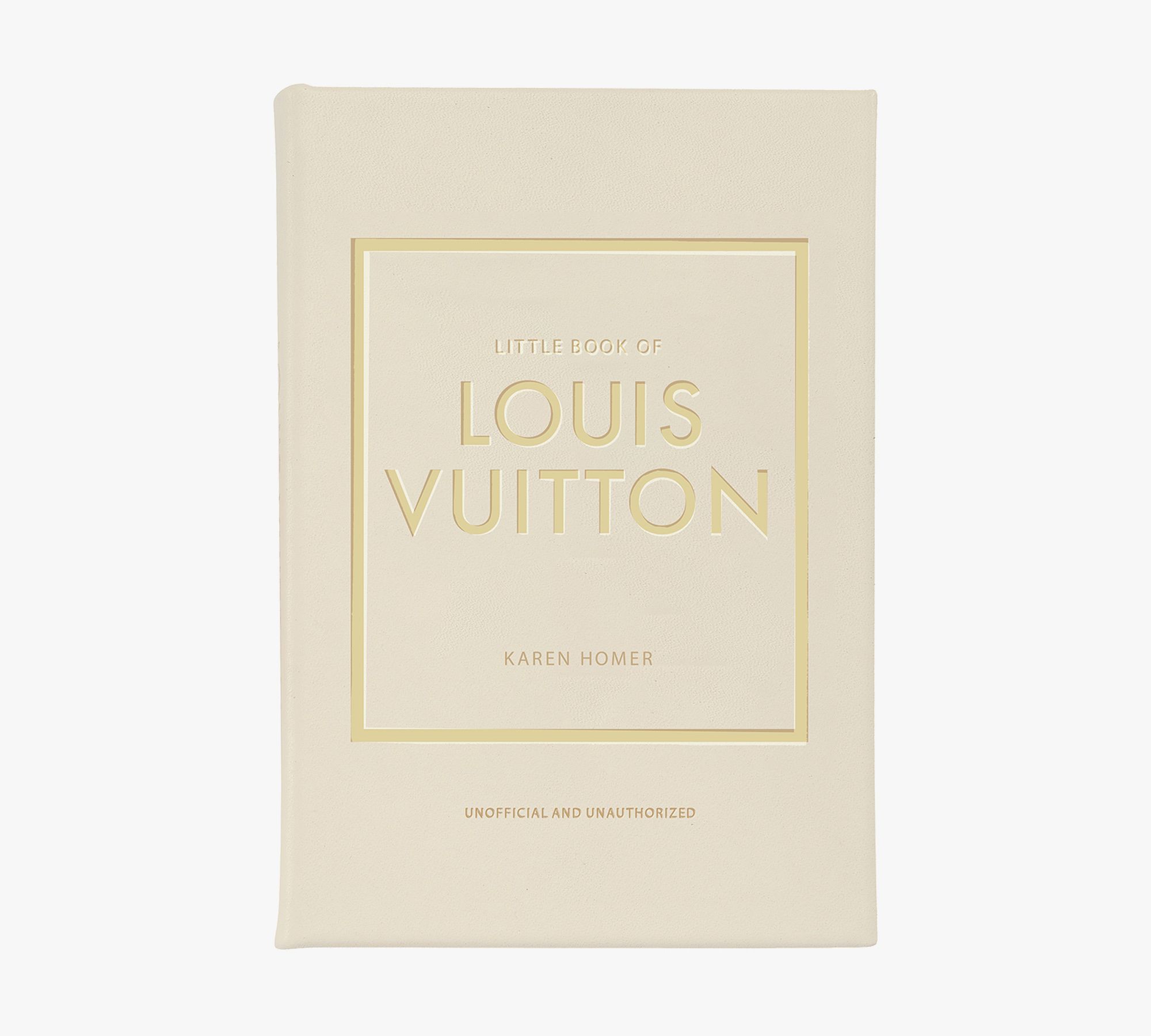 Little Book of Louis Vuitton Leather-Bound Book