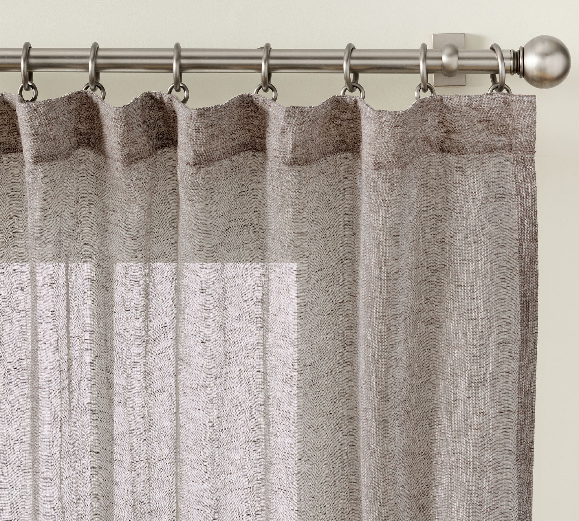 Emery Linen Sheer Curtain