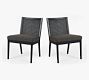 Lisbon Upholstered Cane Dining Chairs - Set of 2