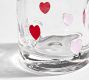 Heart Embedded Double Old Fashioned Glasses
