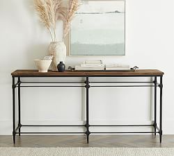 Parquet Reclaimed Wood Console Table (71&quot;)