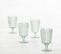 Fluted Glass Tall Goblet - Set of 6