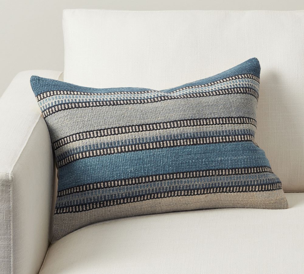 Rydin Striped Lumbar Pillow Pottery Barn