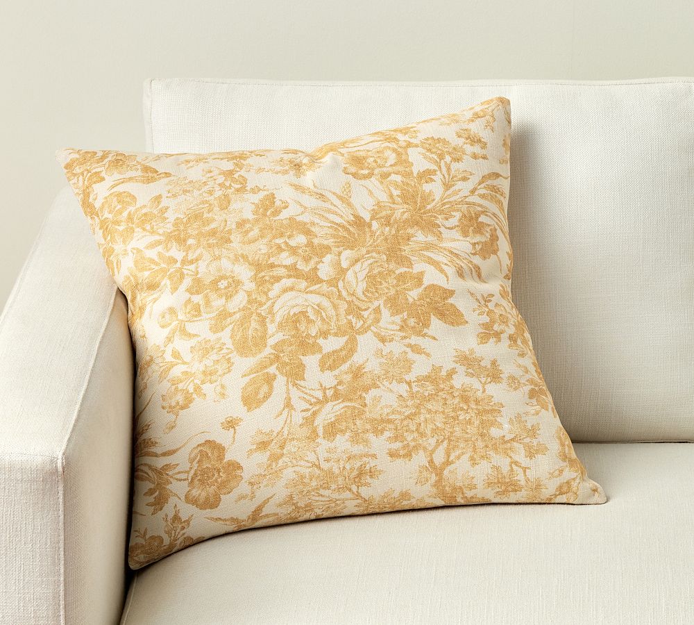 Sorrel Floral Toile Pillow