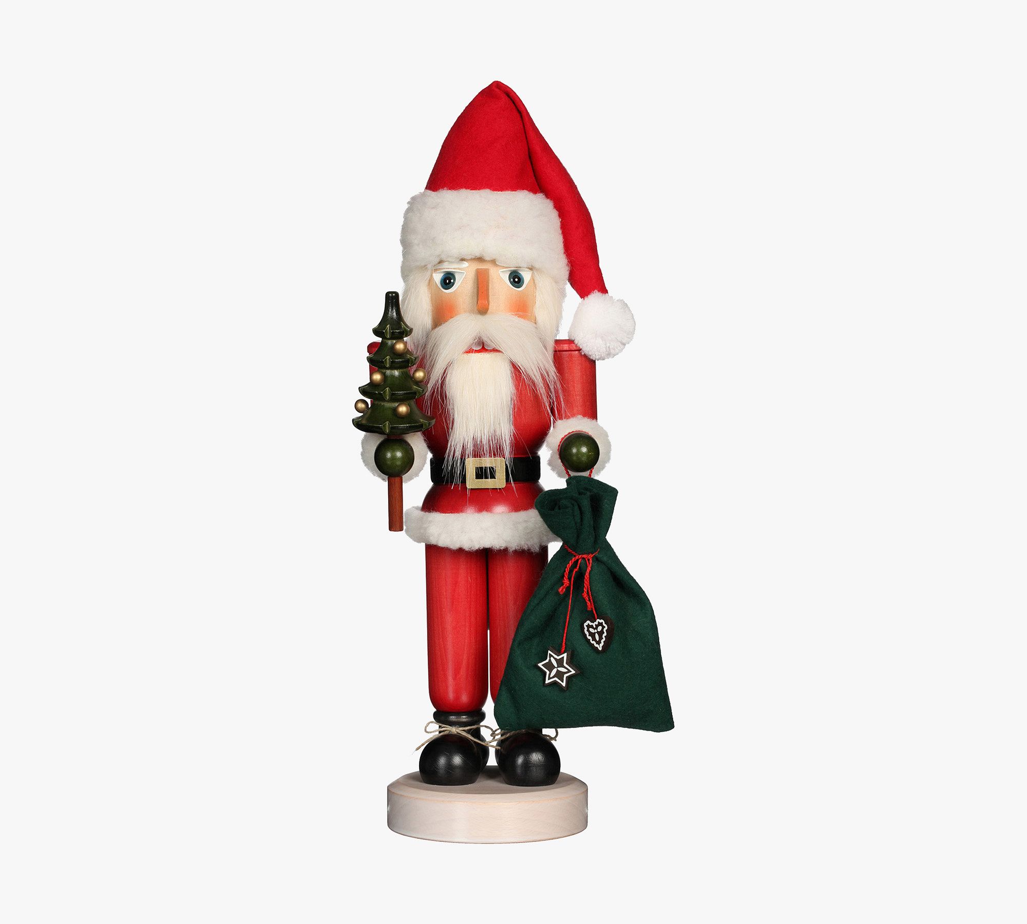 Santa Claus With Toy Bag Nutcracker