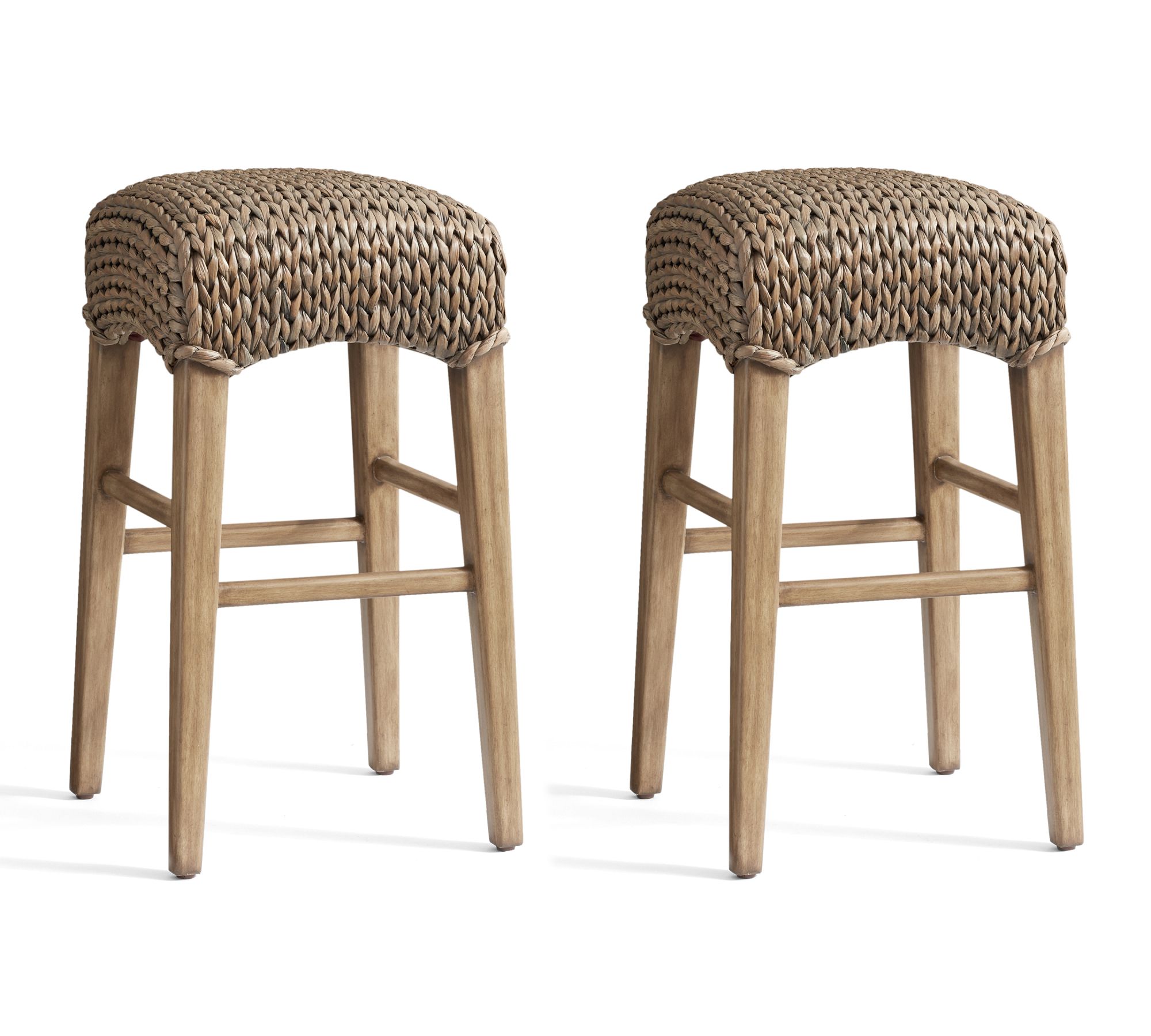 Seagrass Backless Counter Stool