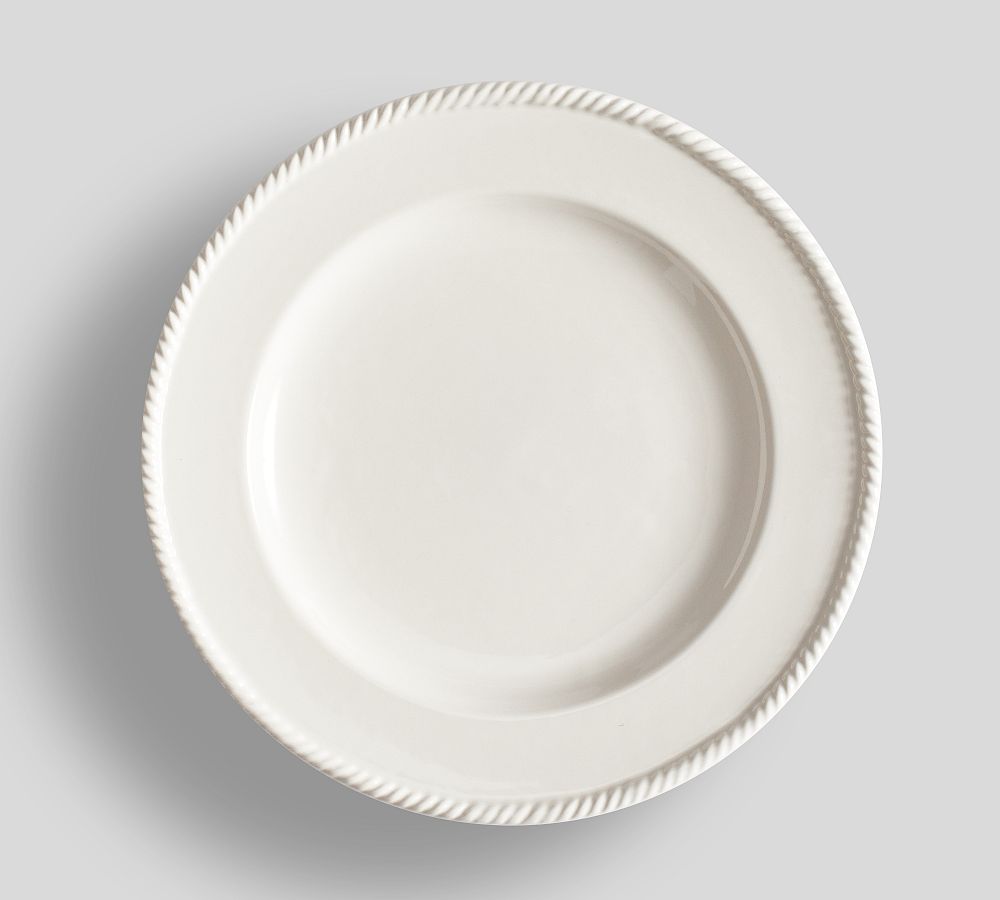 Heirloom Rope Rim Stoneware Salad Plates
