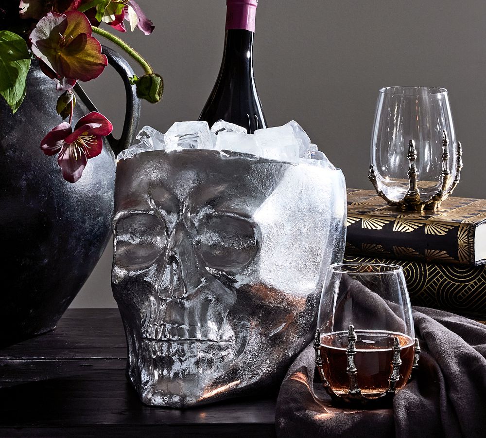 Skull Wine Chiller Pottery Barn