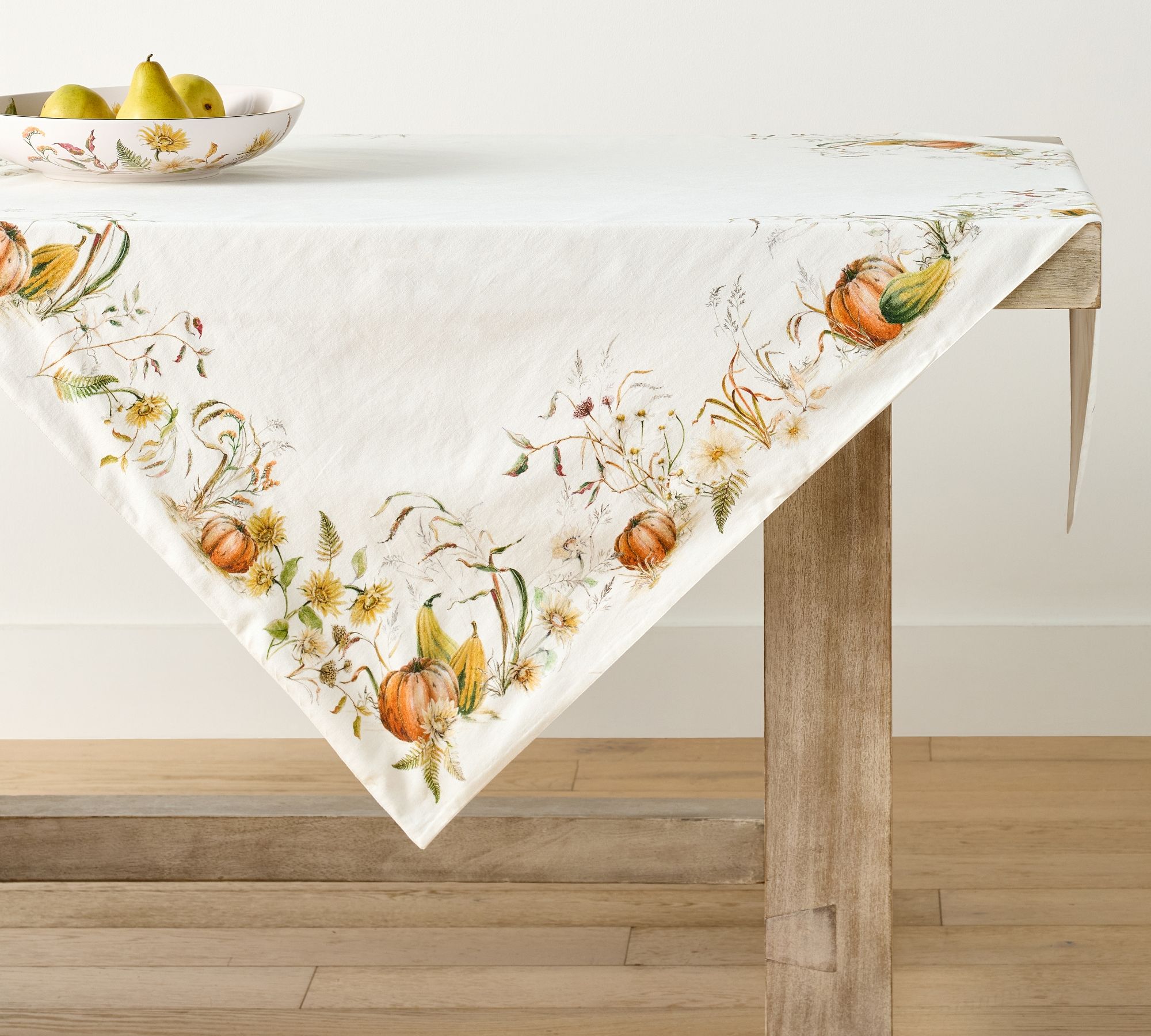 Bedford Harvest Cotton/Linen Table Throw