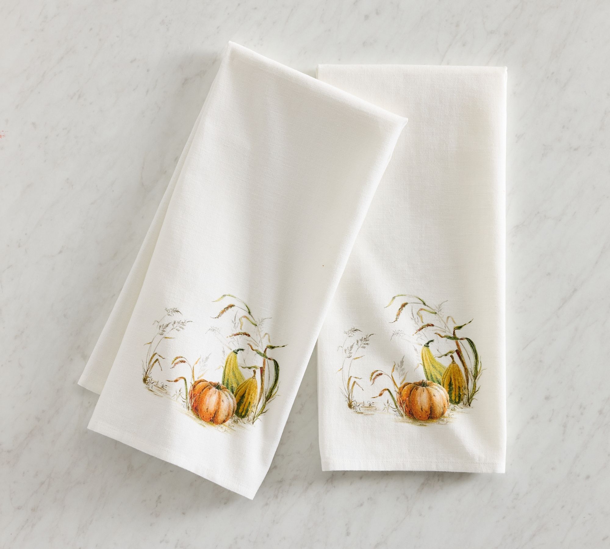 Bedford Harvest Cotton/Linen Tea Towels - Set of 2