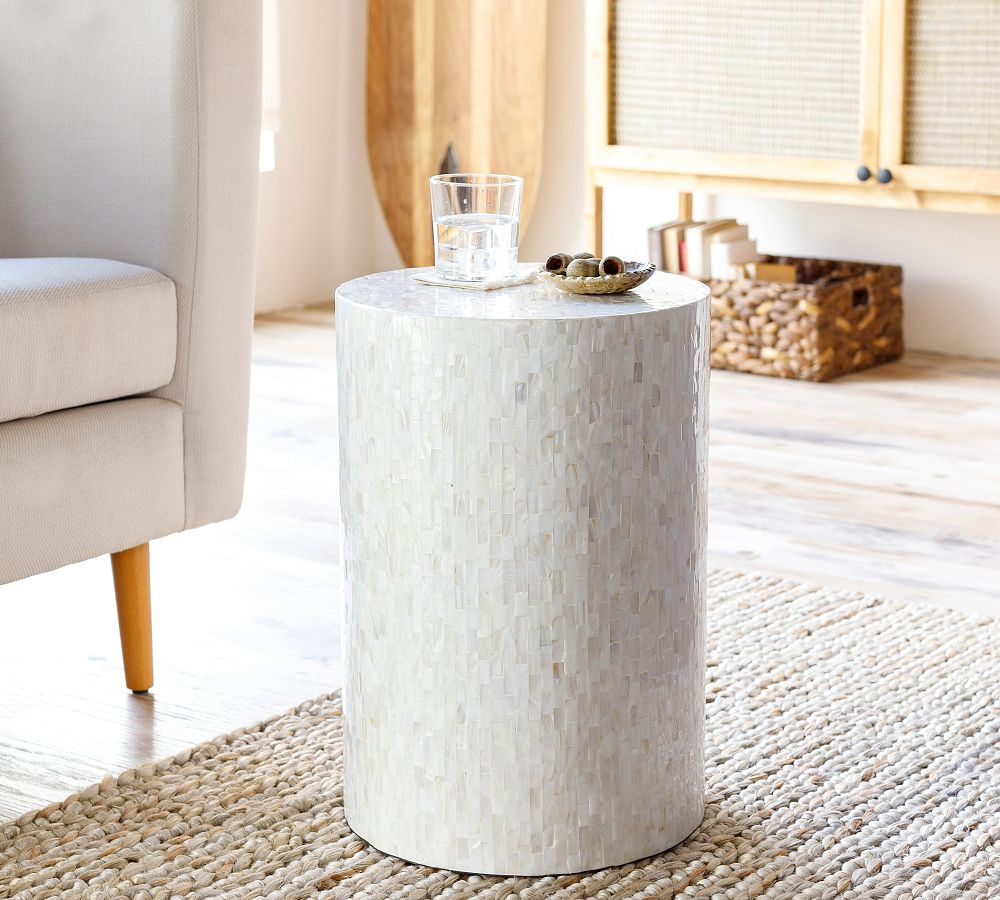 Aurora Round Accent Table | Pottery Barn
