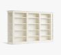 Aubrey Wall Bookcase with Cabinets (139&quot;)