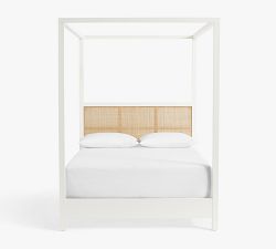 Westly Cane Canopy Bed | Pottery Barn