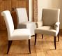 PB Comfort Roll Upholstered Dining Armchair